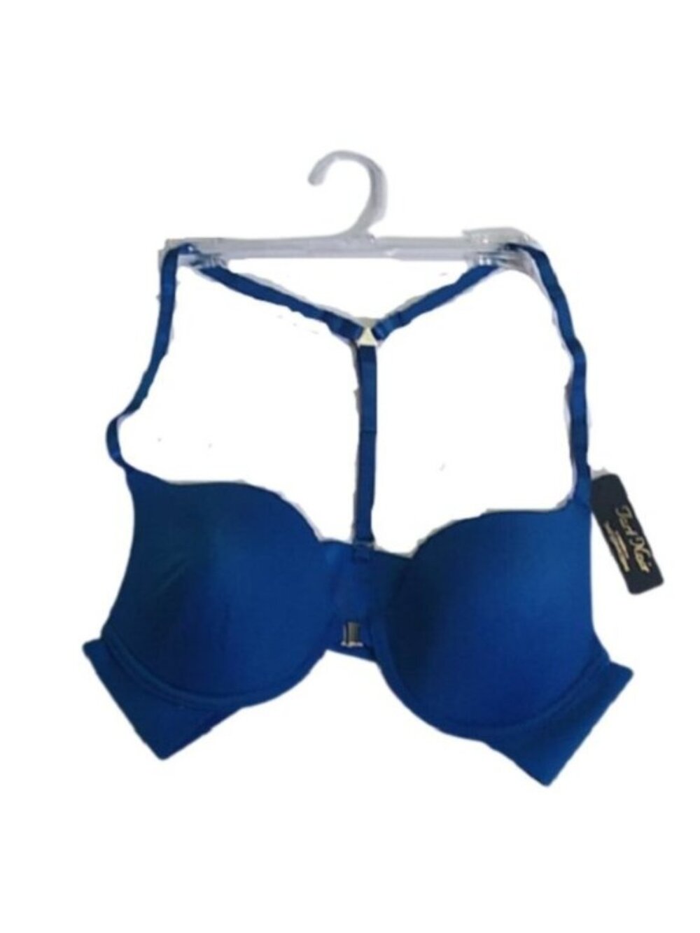 Tart Noir Collections Blue Front-close T-back Bra, 34C